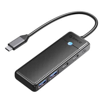 Orico Adapter Hub 4v1 Orico USB A3.0x2 + Type-C3.0x1 + PD100Wx1