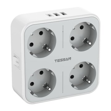 Tessan  stenska vtičnica TS-302-DE-C