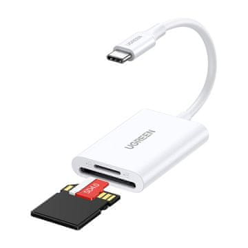 Ugreen UGREEN CM265 2V1 BRALNIK KARTIC USB-C (BEL)