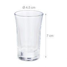 UNBRANDED 4 cl kozarci v kompletu po 6 kosov 