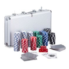 UNBRANDED Torba za poker s 300 žetoni 