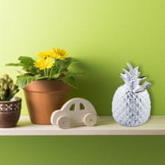 UNBRANDED Hranilnik Ananas v srebrni barvi 
