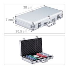 UNBRANDED Torba za poker s 300 žetoni 