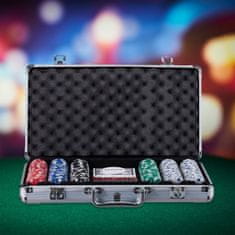 UNBRANDED Torba za poker s 300 žetoni 