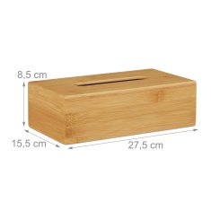 UNBRANDED Držalo za prtičke bambus 27,5 cm 