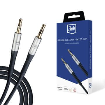 3MK Dodatki - 3mk AUX kabel Jack 3,5 mm - Jack 3,5 mm