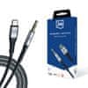 shumee Dodatki - 3mk AUX kabel USB-C - vtičnica 3,5 mm