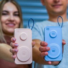 3MK Dodatki - 3mk PastelUp 10.000mAh 22,5W USB 1A1C-roza