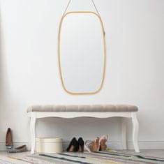 UNBRANDED Ovalno stensko ogledalo s trakom 