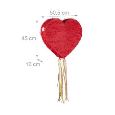 UNBRANDED Pinata rdeče srce 