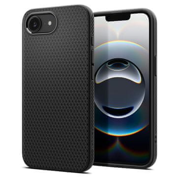 Spigen TEKOČI OVITEK ZA IPHONE 16E MAT ČRN