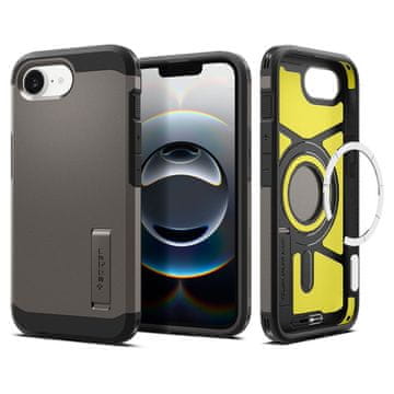 Spigen SPIGEN TOUGH ARMOR ZA IPHONE 16E Z MAGSAFE OVITEKOM ZAŠČITA PRED