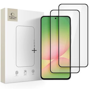 Tech-protect KALJENO STEKLO TECH-PROTECT GLASS FIT+ 2-PAKET ZA GALAXY A36 / A56 5G ČRNO