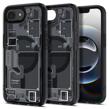 Spigen SPIGEN ULTRA HYBRID MAGSAFE OVITEK ZA IPHONE 16E ZERO ONE ČRN
