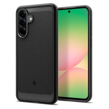 Spigen RUGGED ARMOR GALAXY A56 5G MAT ČRN