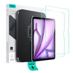 ESR ESR ULTRAFIT KALJENO STEKLO, 2 KOMADA ZA IPAD AIR, 11. 6. 7. 2024–2025, PROZORNO