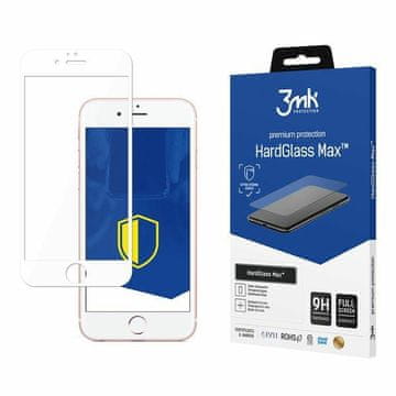 3MK 3MK HardGlass Max iPhone 6 Plus belobelo, steklo za celoten zaslon