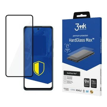 3MK Kaljeno steklo za Xiaomi POCO M4 Pro 3MK HardGlass Max črno