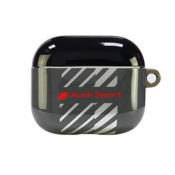 Audi Ovitek za slušalke Audi IML Sport AirPods 3 črn/črn AUS-IMLAP3-RSQ/D1-BK