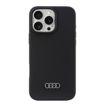 Audi Silikonski ovitek Audi za iPhone 16 Pro Max6.9 črn/črn trdi ovitek AU-LSRIP16PM-Q3/D1-BK