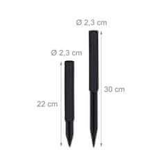 UNBRANDED Set 2 solarnih vrtnih svetilk 