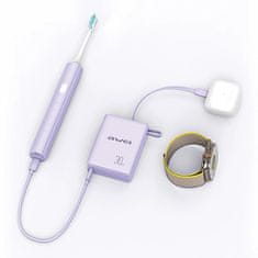 Awei AWEI PowerBank z vgrajenim kablom P87K 10000mAh črna/črna 30W