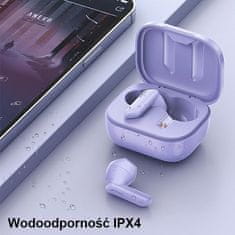 Awei SLUŠALKE AWEI BLUETOOTH 5.1 T36 TWS + PRIKLOPNA POSTAJA VIJOLIČNA/VIJOLIČNA
