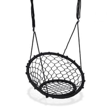 UNBRANDED Viseča gugalnica črna