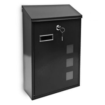 UNBRANDED Poštni nabiralnik s 3 kvadratnimi okenci