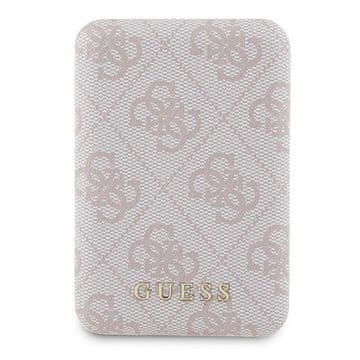shumee 15W Guess 5000mAh MagSafe induktivna prenosna baterija roza