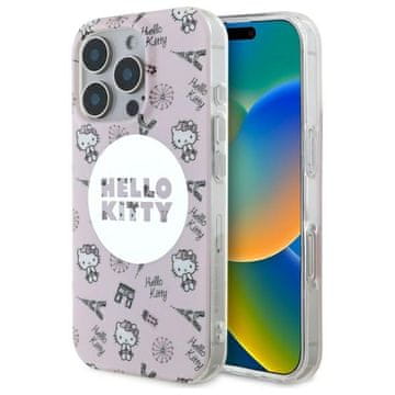 HELLO KITTY Ovitek Hello Kitty IML All Over Paris MagSafe za iPhone 16 Pro