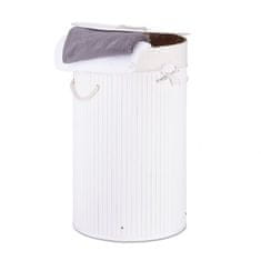 UNBRANDED Koš za perilo bambus okrogel 