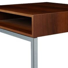 UNBRANDED Stranska mizica s kovinskimi nogami 