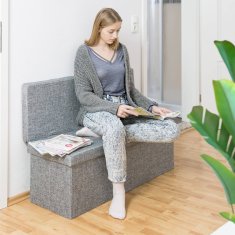 UNBRANDED Zložljiv stol z naslonom XL 