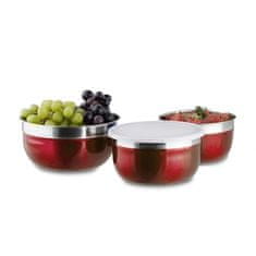 UNBRANDED Set posod s pokrovom 3 delni 