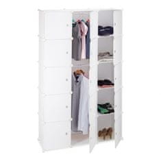 UNBRANDED Regalni sistem garderobne 11 prekate 