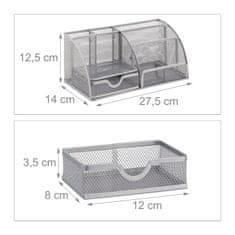 UNBRANDED Namizni organizator 6 polic Kovinski 