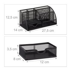 UNBRANDED Namizni organizator 6 polic Kovinski 