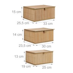 UNBRANDED Košare za shranjevanje - komplet 3 kom 
