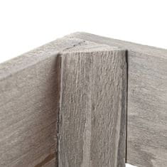 UNBRANDED Shabby lesena škatla - set 4 