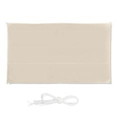 UNBRANDED Sun sail pravokotno bež 