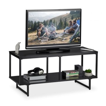 UNBRANDED TV nizek pult MDF v črni barvi