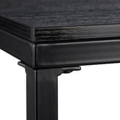 UNBRANDED TV nizek pult MDF v črni barvi 