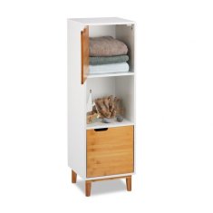 UNBRANDED Stoječa polica bela 