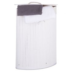 UNBRANDED Koš za perilo kotni bambus 