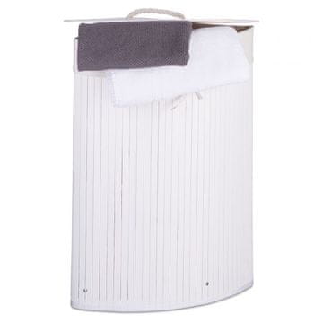 UNBRANDED Koš za perilo kotni bambus