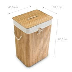 UNBRANDED Koš za perilo iz bambusa 