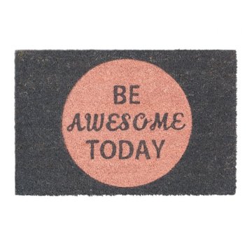 UNBRANDED Predpražnik iz kokosovih vlaken "Be awesome today"