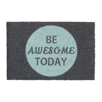 UNBRANDED Predpražnik iz kokosovih vlaken "Be awesome today"
