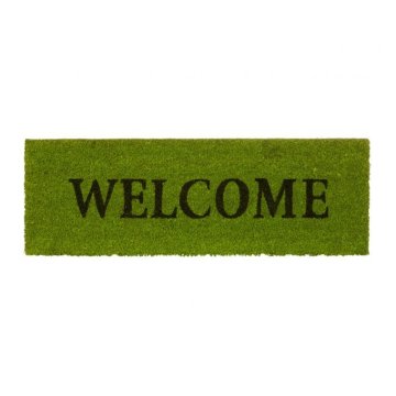 UNBRANDED Predpražnik kokosova vlakna ozka "Welcome"